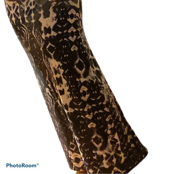Lily Morgan boho high waisted printed maxi skirt Sz M - Picture 1 of 14